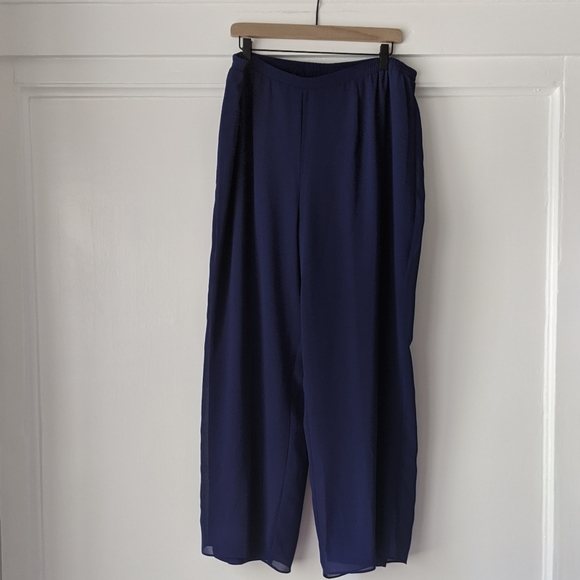 Vintage 90s Plus Size Blue Pants Size 18W - Picture 4 of 6